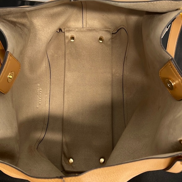 Sondra Roberts Squared | Stone Vegan Leather Tote Satchel Shoulder Bag - Picture 11 of 13